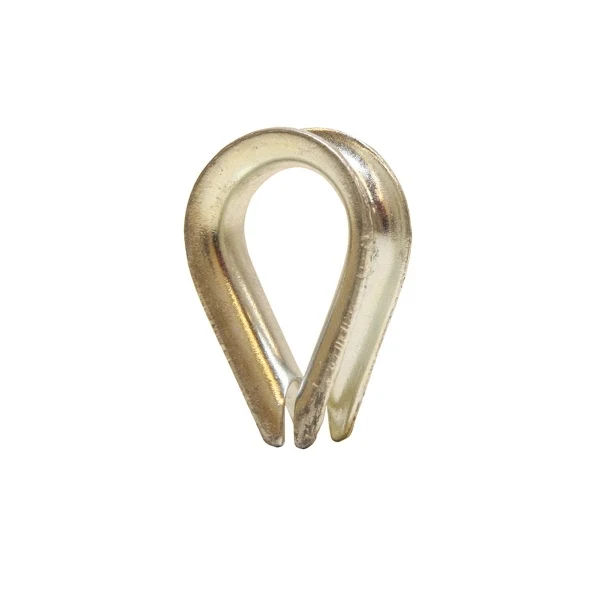 1.25" x 2.25" Plated Steel Thimble 1