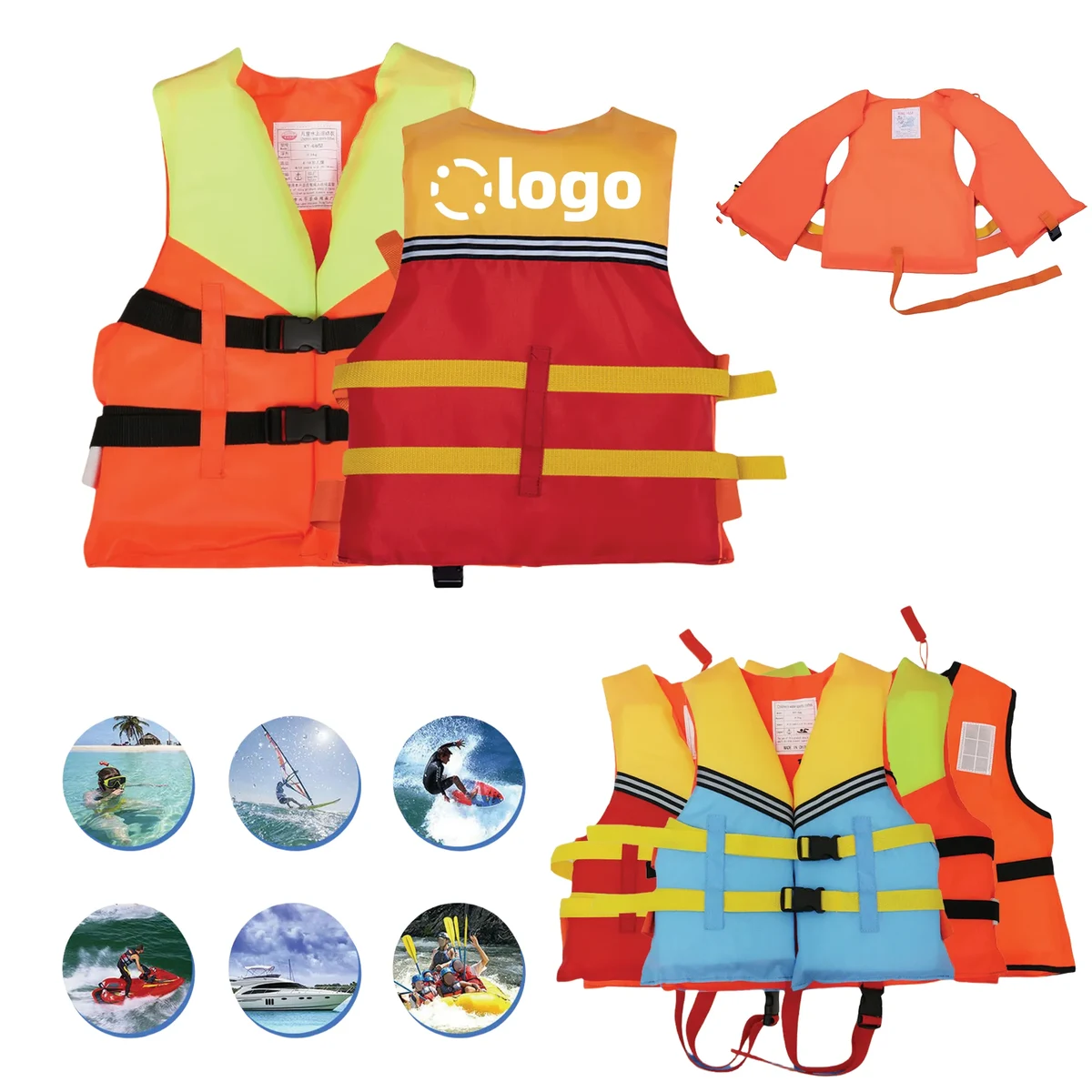Portable Oxford Cloth Children's Life Jacket 1