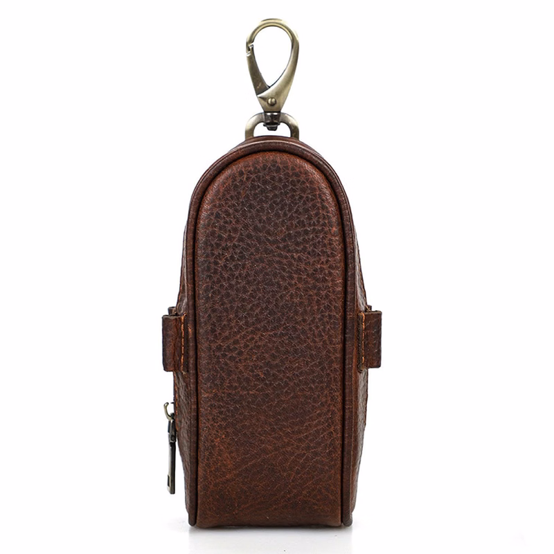 Leather Golf Pouch Bag