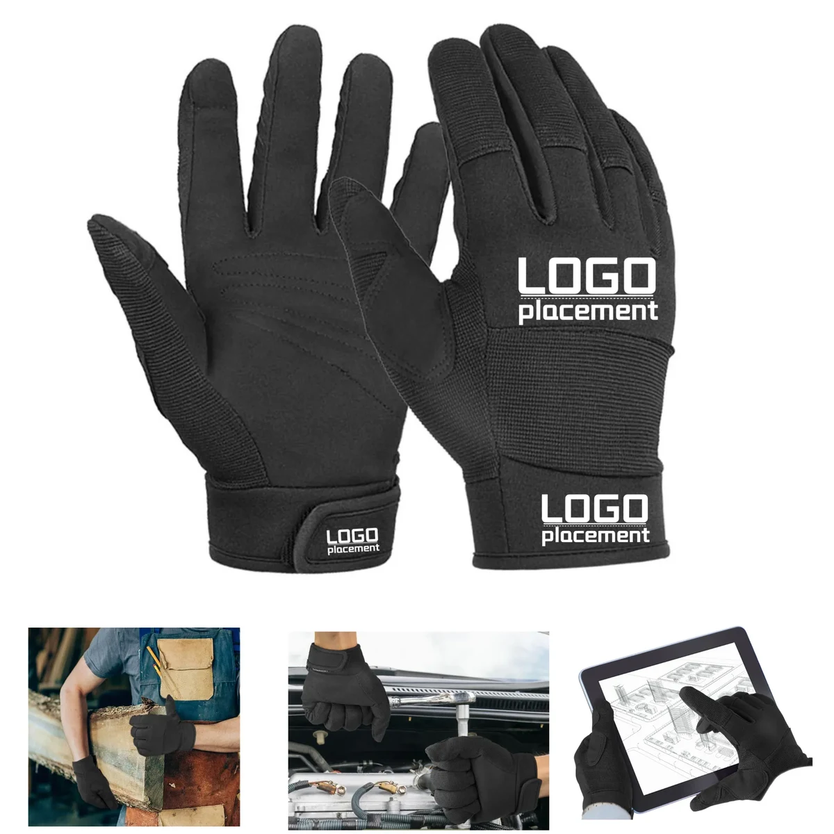 Mechanical Maintenance Touchscreen Work Safety Gloves 1