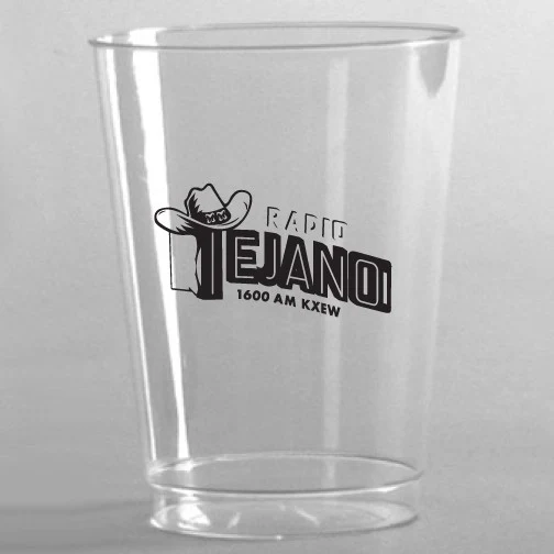 8 oz. Crystal Clear Plastic Cup 1