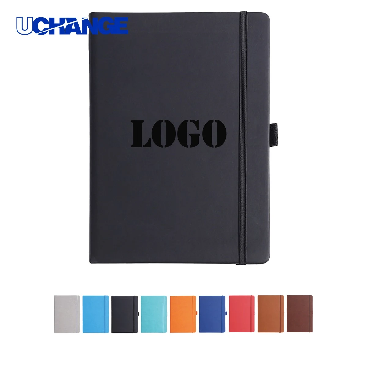 A5 Notepad Journal with Elastic Band Strap for Conferences 1