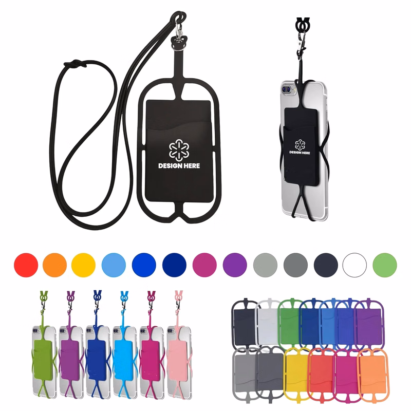 Cell Phone Cases With Lanyard And Card Pocket