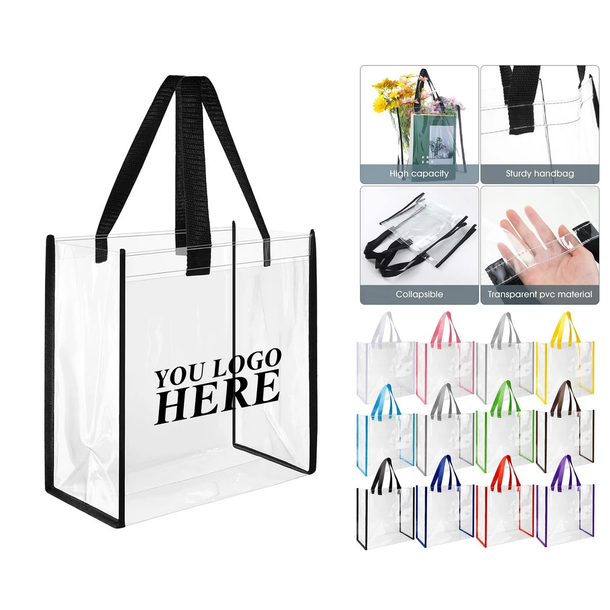 Large Transparent Tote Bags 1
