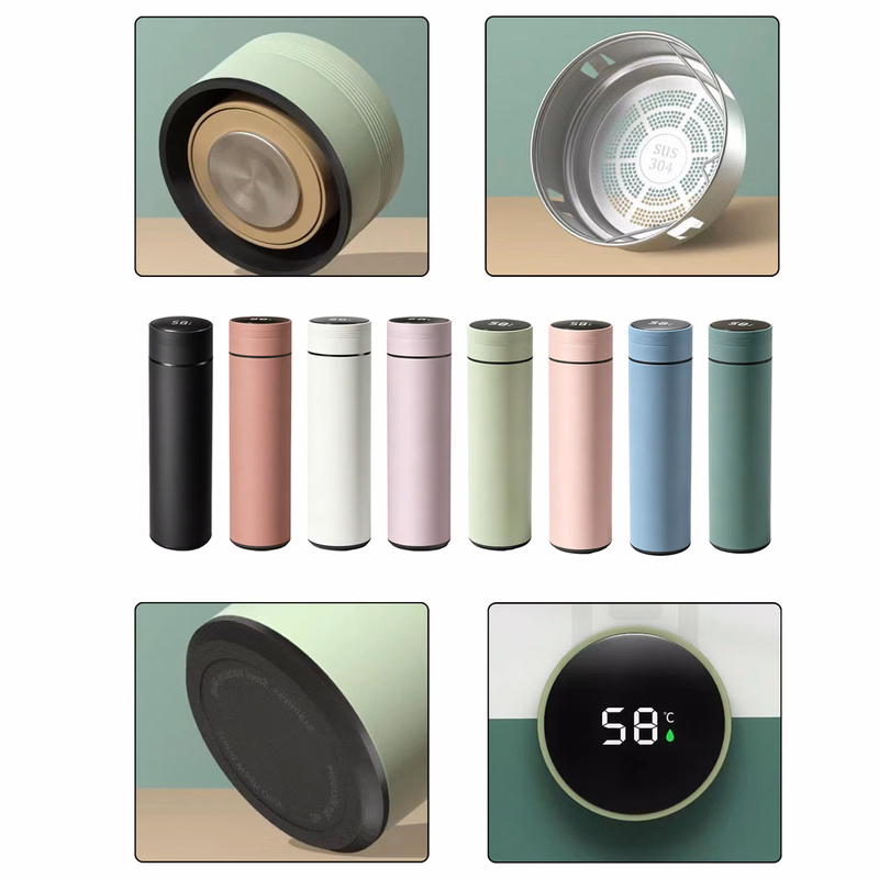 Temperature Display Vacuum Insulated Bottle