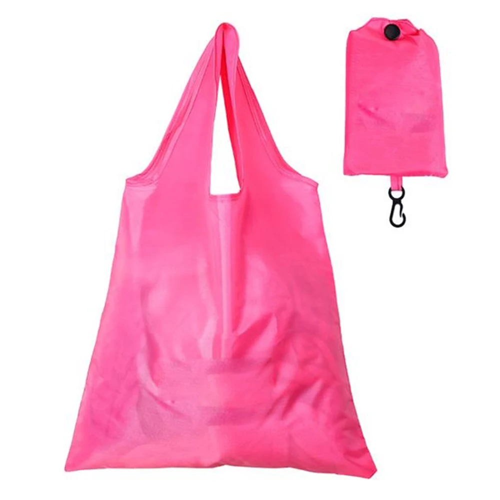 Keychain Foldable Grocery Shopping Tote Bag, custom tote bag with logo imprint 1