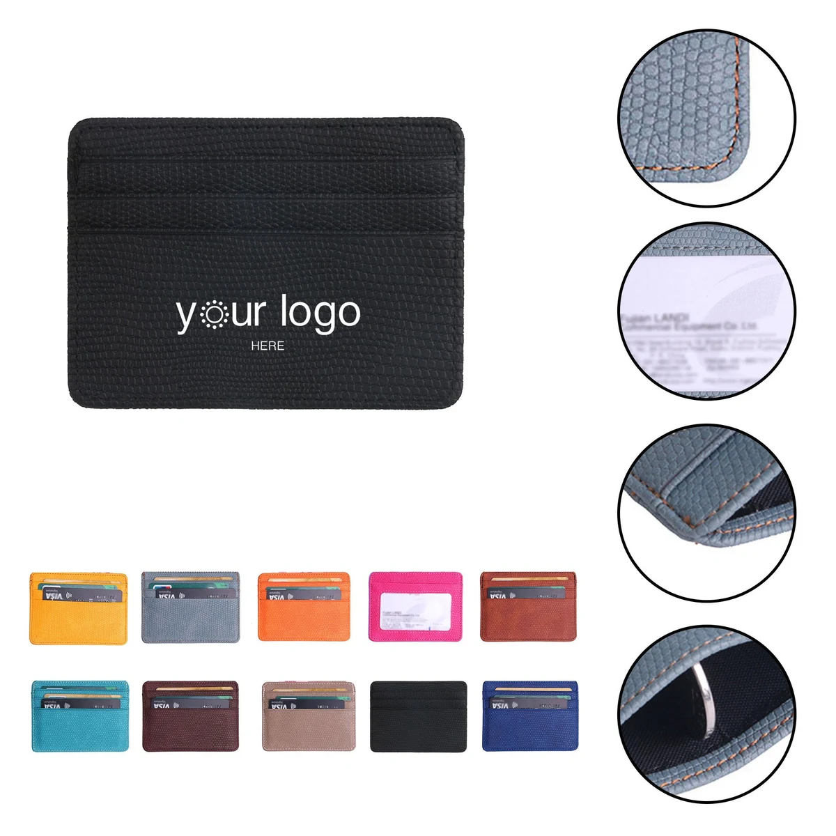 Card Holder Slim Minimalist Wallet With Id Window 1