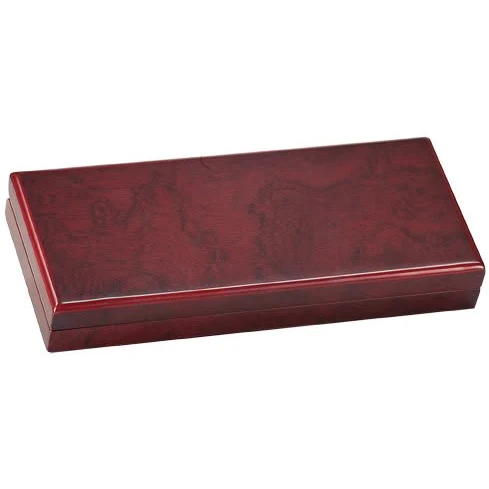 8 3/4" x 3 3/4" Rosewood Finish Gift Box 1