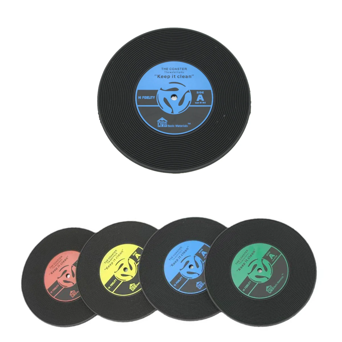 Record Coaster Music Party Cup Mat 1