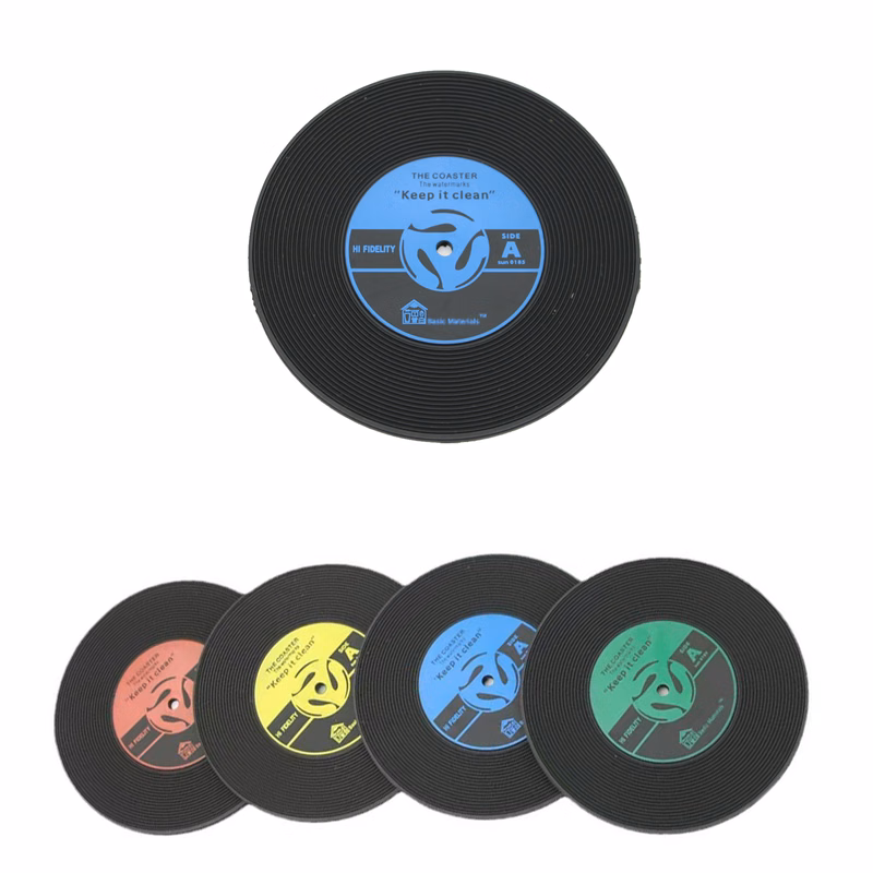 Record Coaster Music Party Cup Mat
