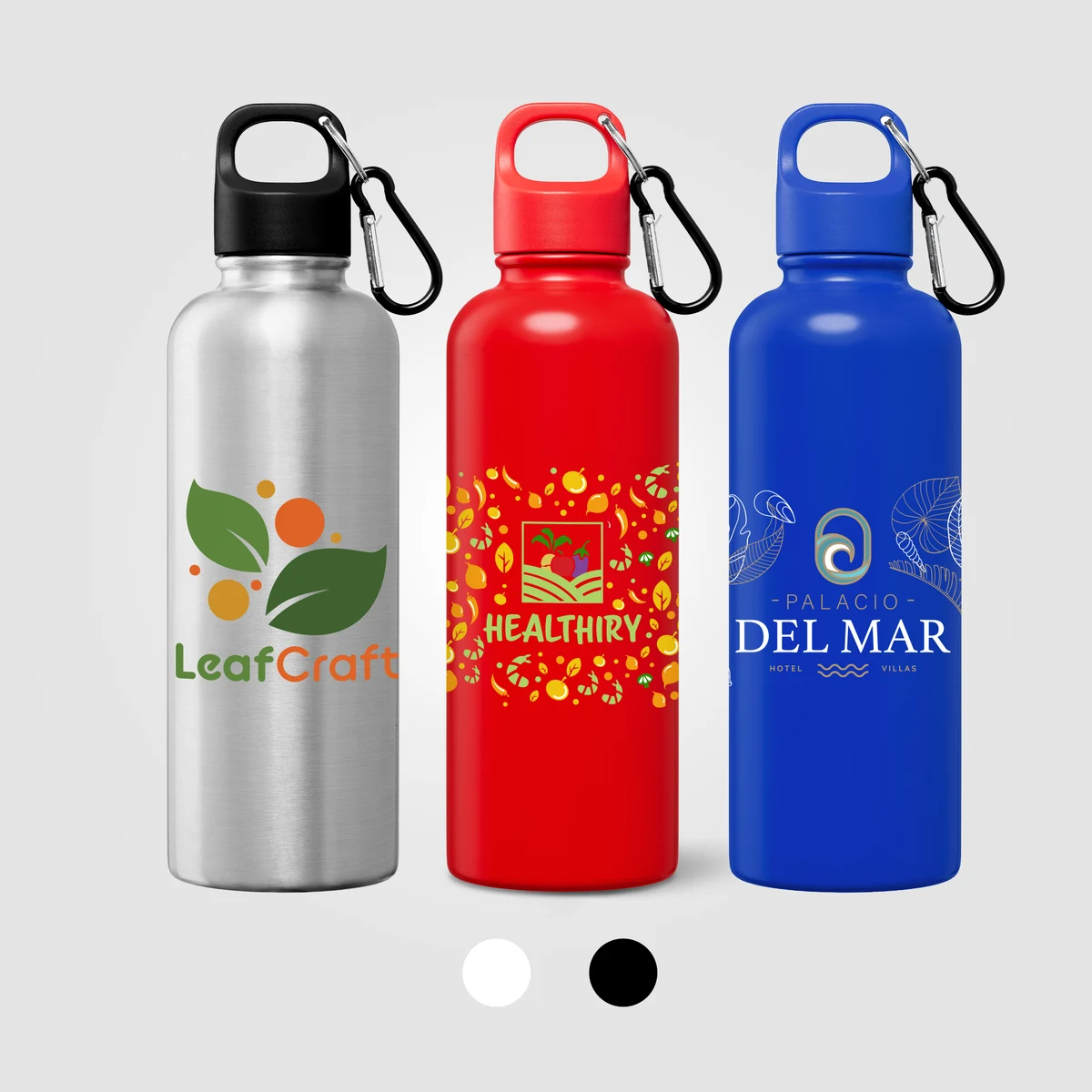 Portland Plus Recycled Stainless Steel Water Bottle - 25 oz., custom water bottle with logo imprint 1