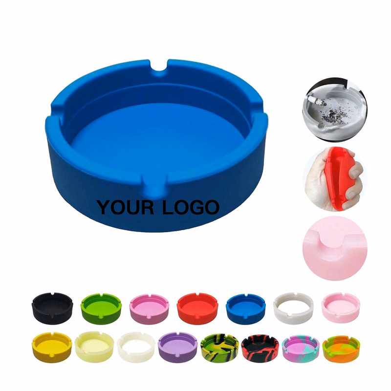 Compact Silicone Ashtray for Home and Travel