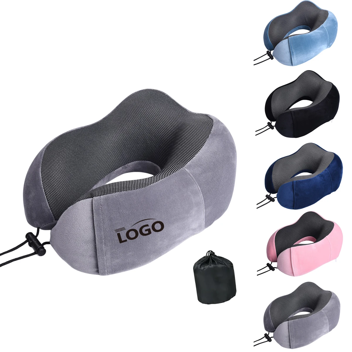 U - Shaped Neck Support Pillow With Carry Bag 1