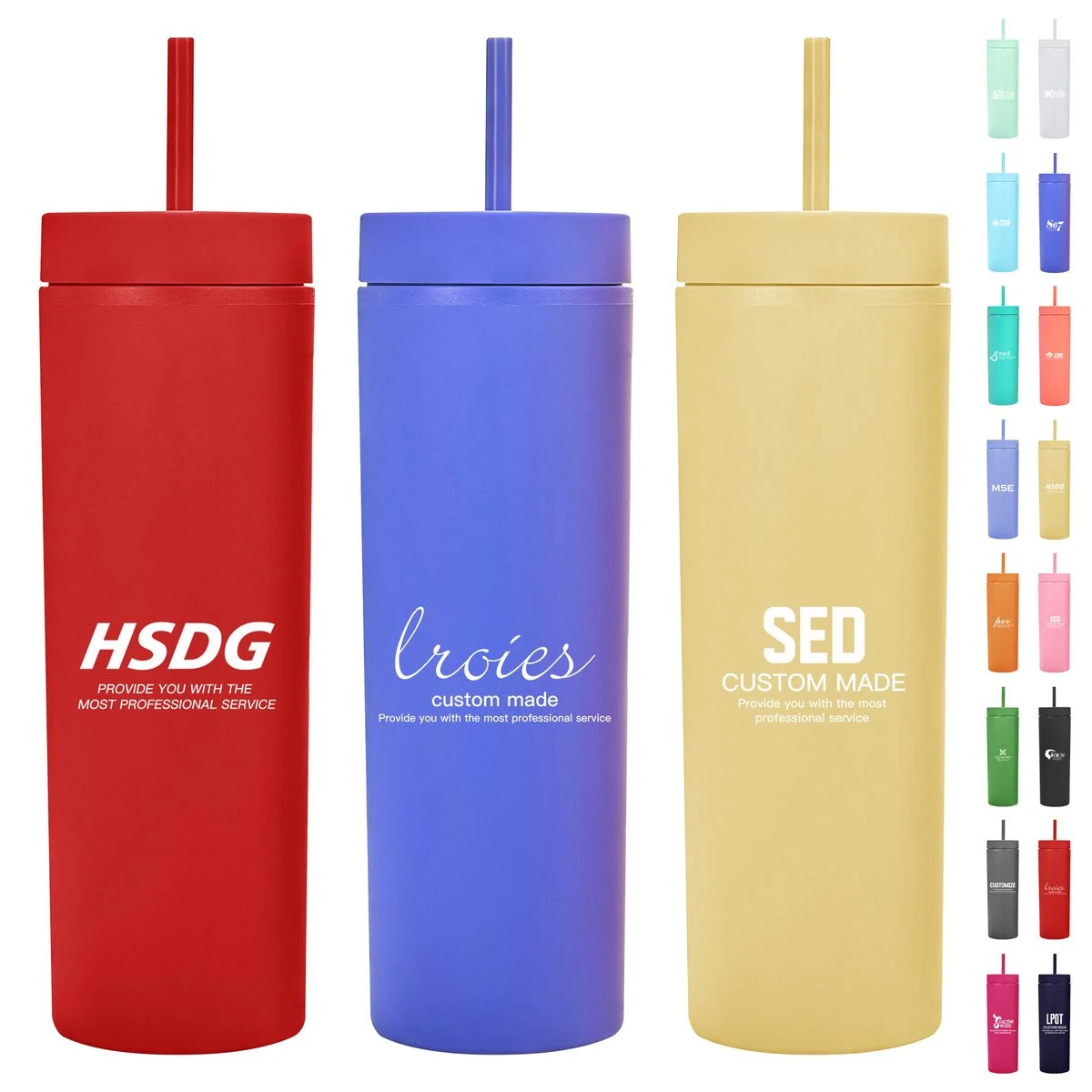 16OZ Straight Straw Cup 1