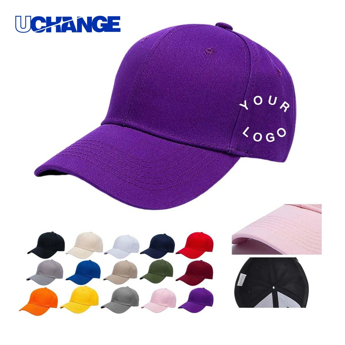 Cotton Polyester Sport Cap Headwear with Adjustable Strap for Outdoor Use 1