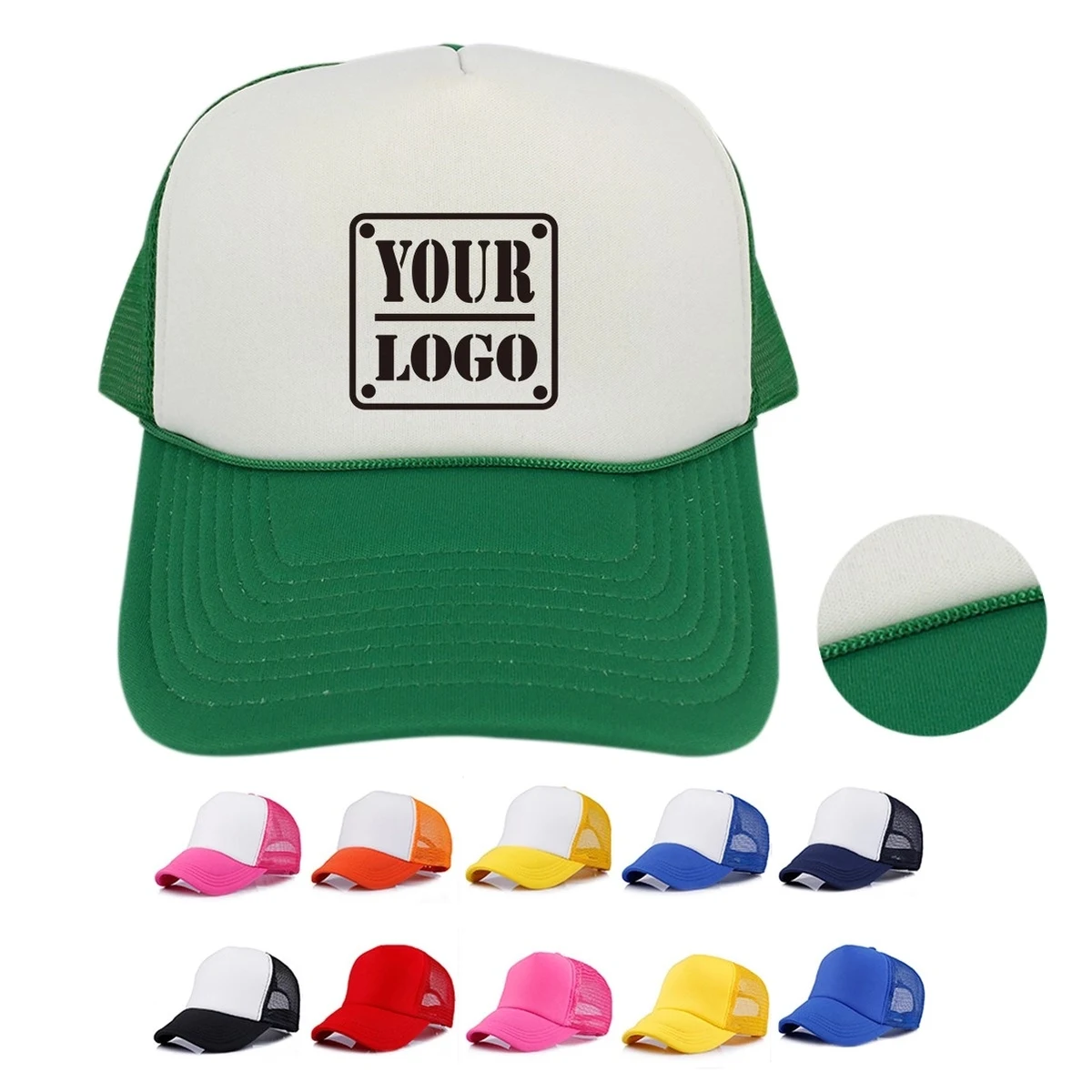 Foam Mesh Back Trucker Cap 1