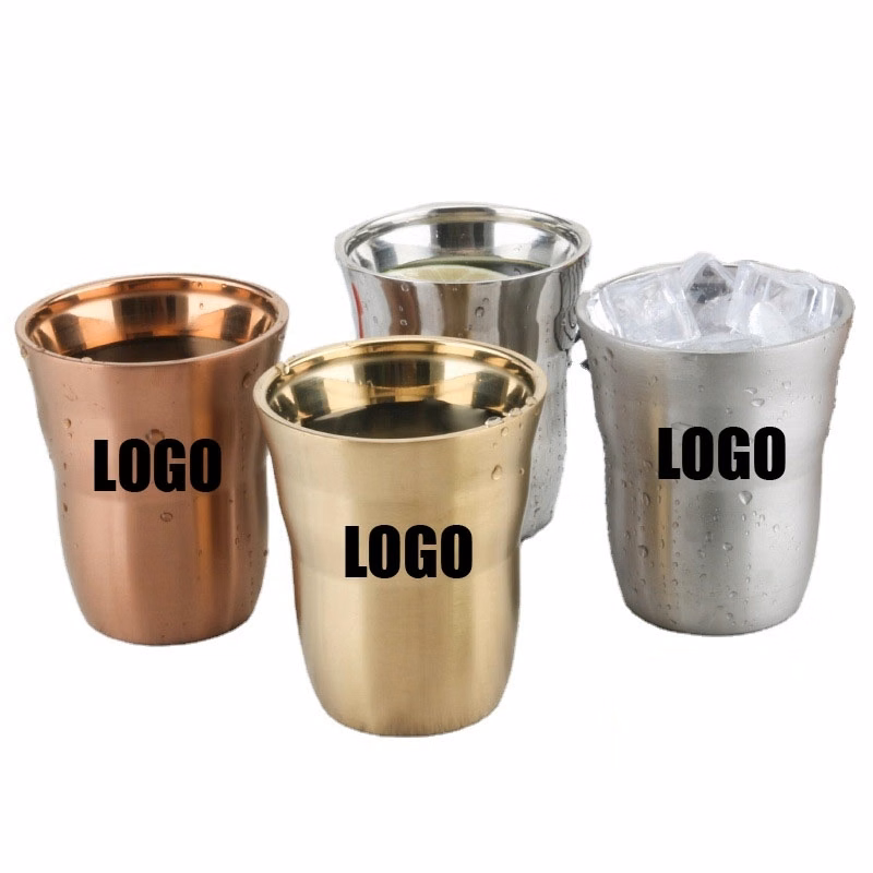Custom 8.5 oz Stainless Steel Cups with fashion design