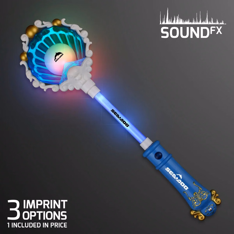 Blinky Pearl Seashell Toy Wand with Music