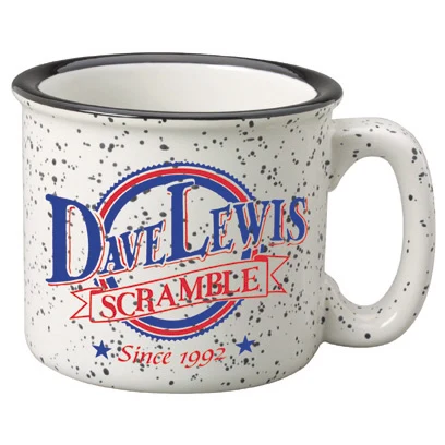 15 oz. Orange Western Stoneware Mug 1