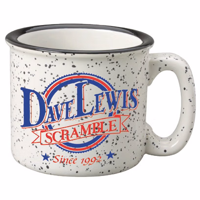 15 oz. Orange Western Stoneware Mug