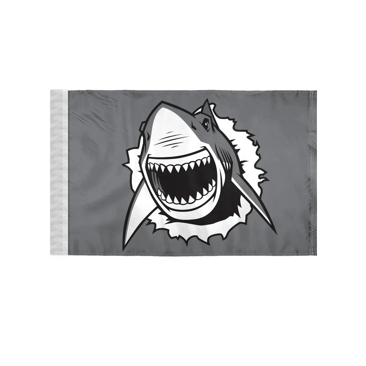 Custom Screen Sublimation Flag - 6" x 9" W-Poly 1