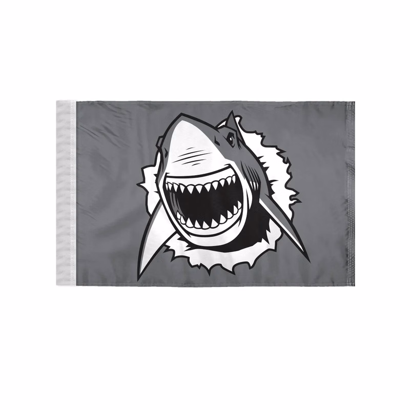 Custom Screen Sublimation Flag - 6" x 9" W-Poly