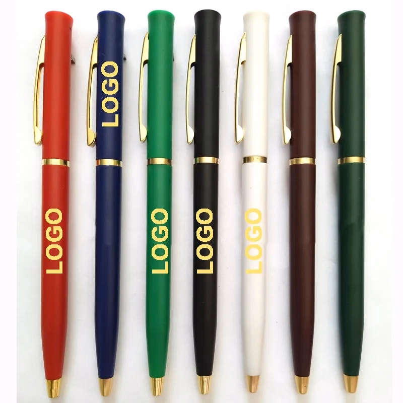 Gold Trim Hotel Twister Pen