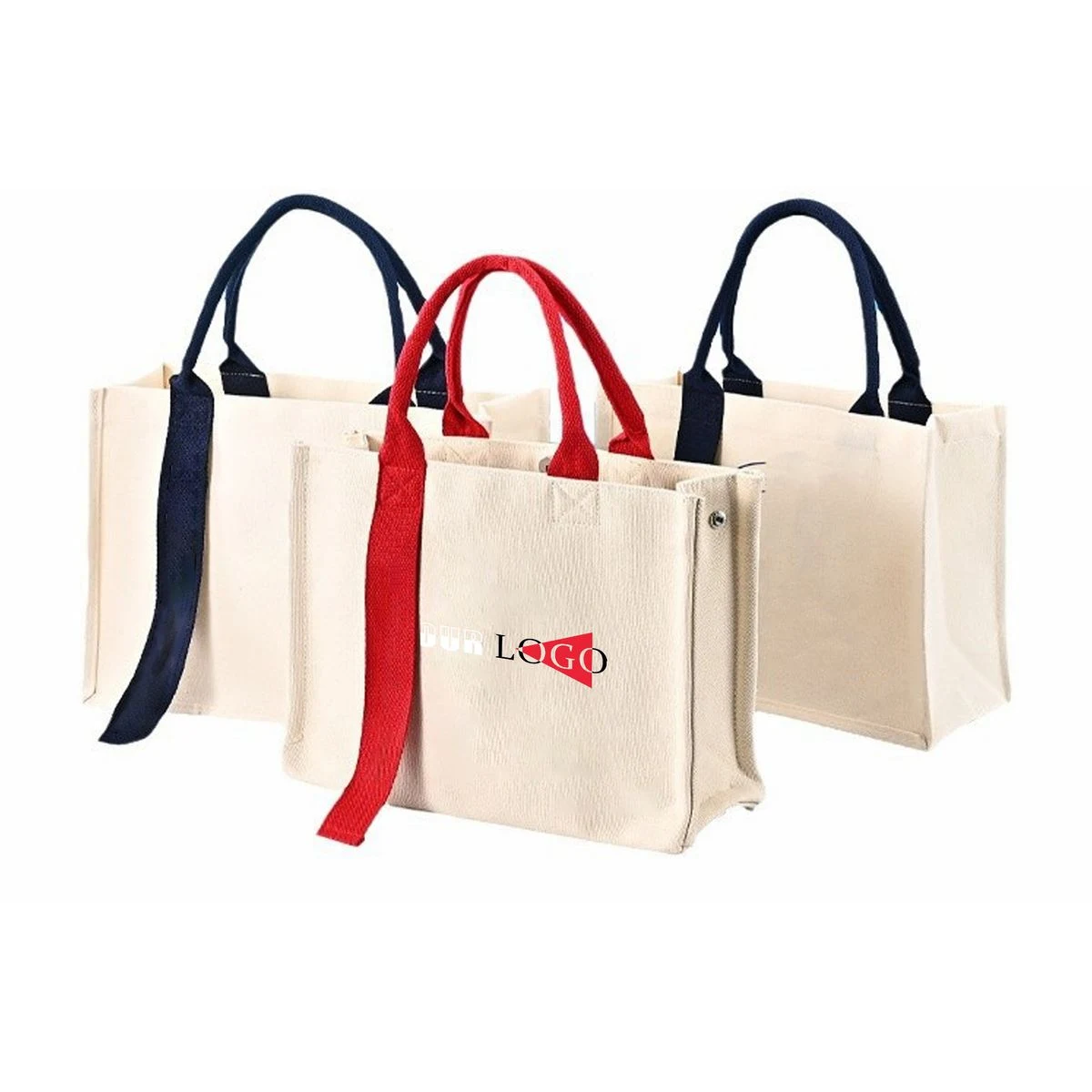 Promotional Canvas Tote Bag, custom tote bag with logo imprint 1