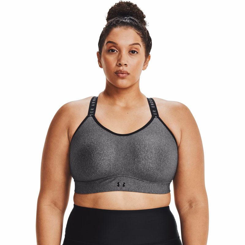 Women's UA Infinity Mid Heather Cover Sports Bra 