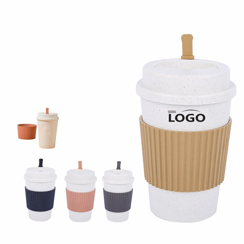 17oz Wheat Straw Travel Coffee Cup