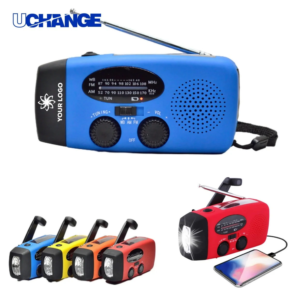 Solar Hand Crank Emergency Radio 1