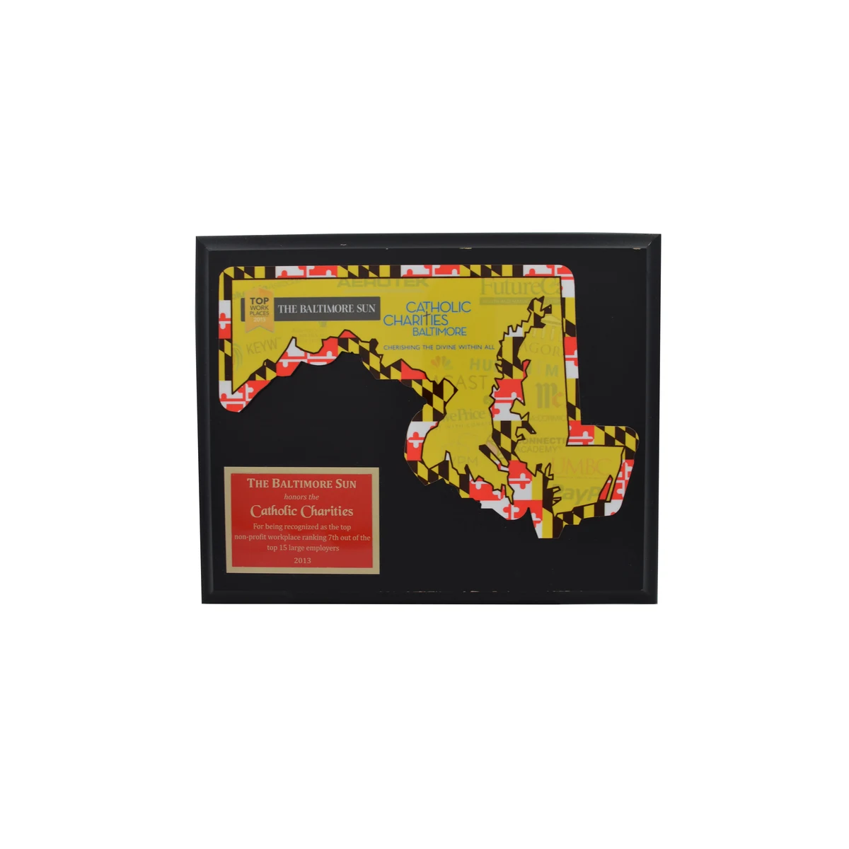 Custom Color Cut-Out Plaque 1