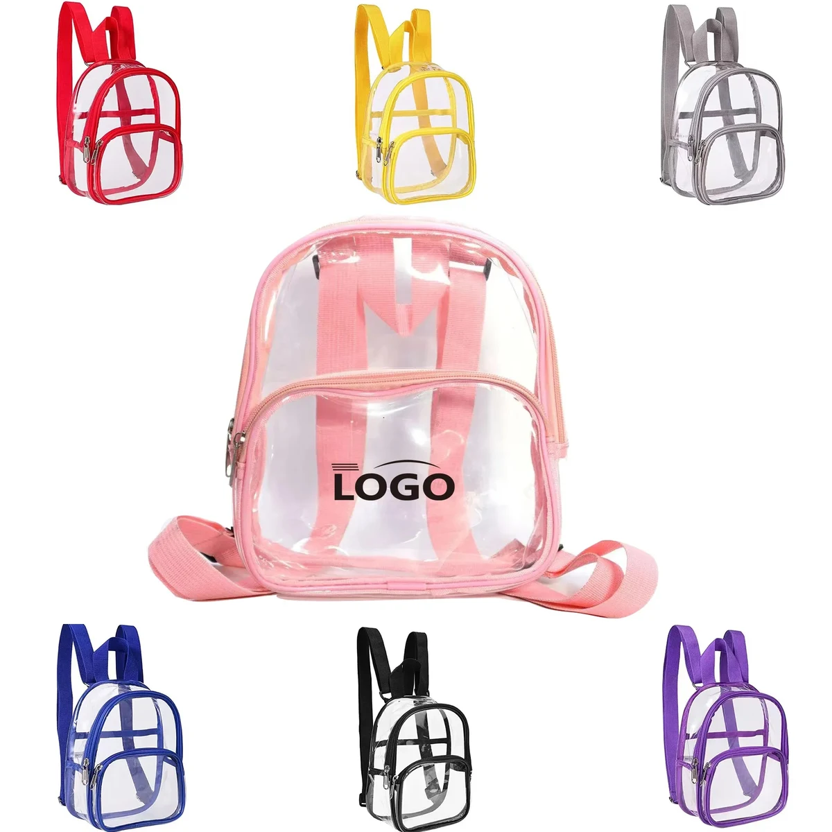 Reall Transparent Pvc Backpack 10pcs 1