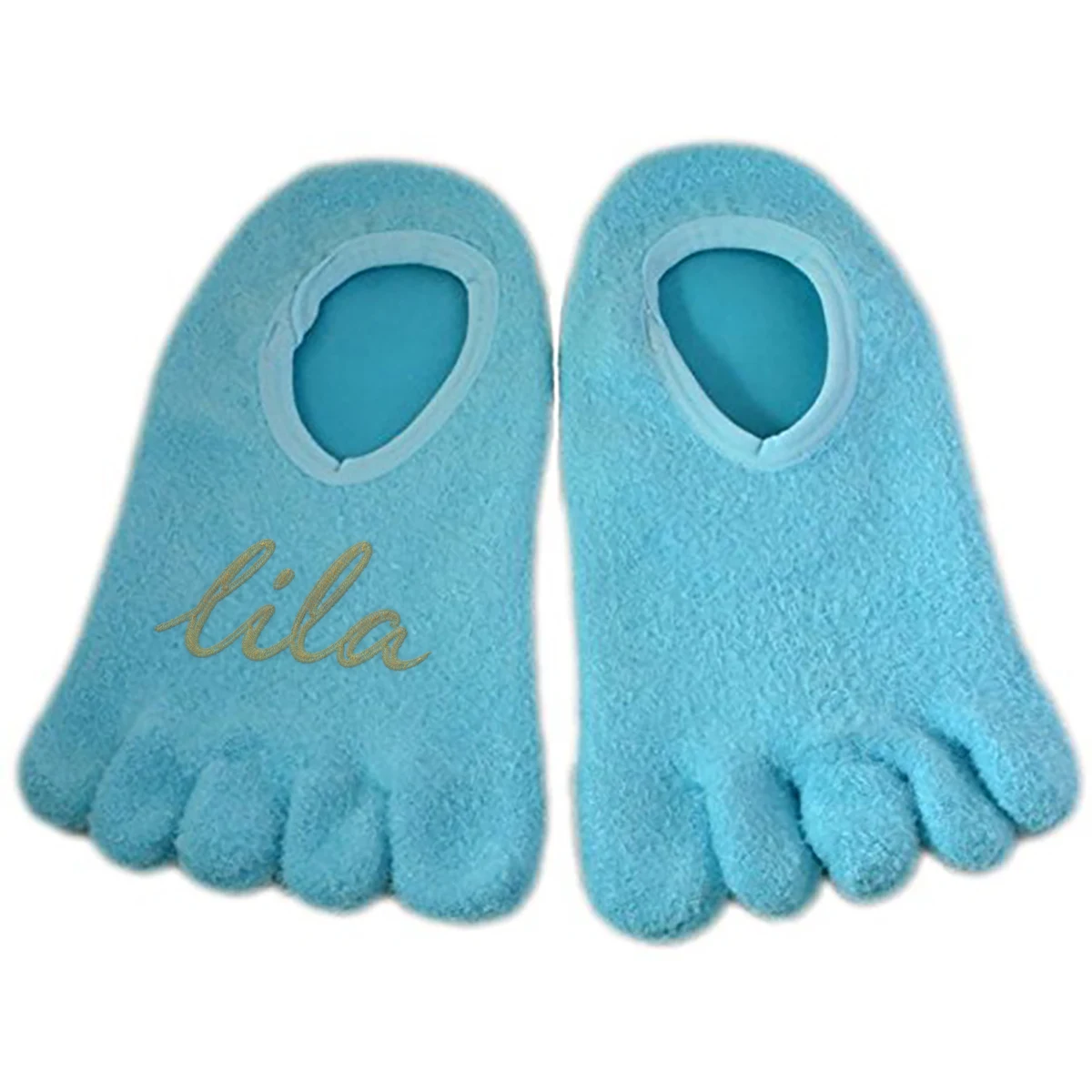 Anti Crack Foot Care 5-Toe Gel Moisturizing Socks 1