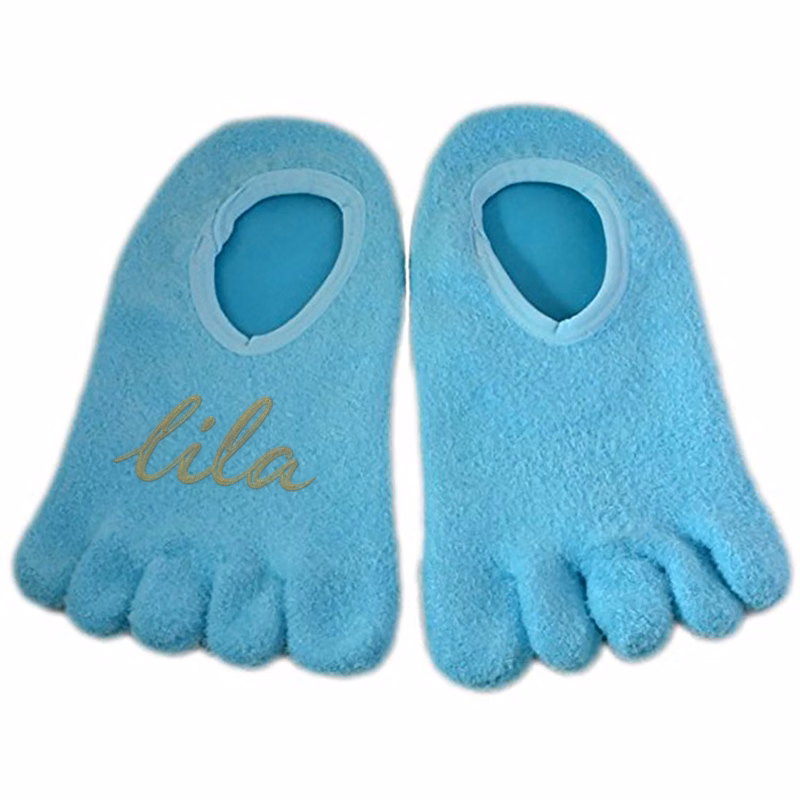 Anti Crack Foot Care 5-Toe Gel Moisturizing Socks