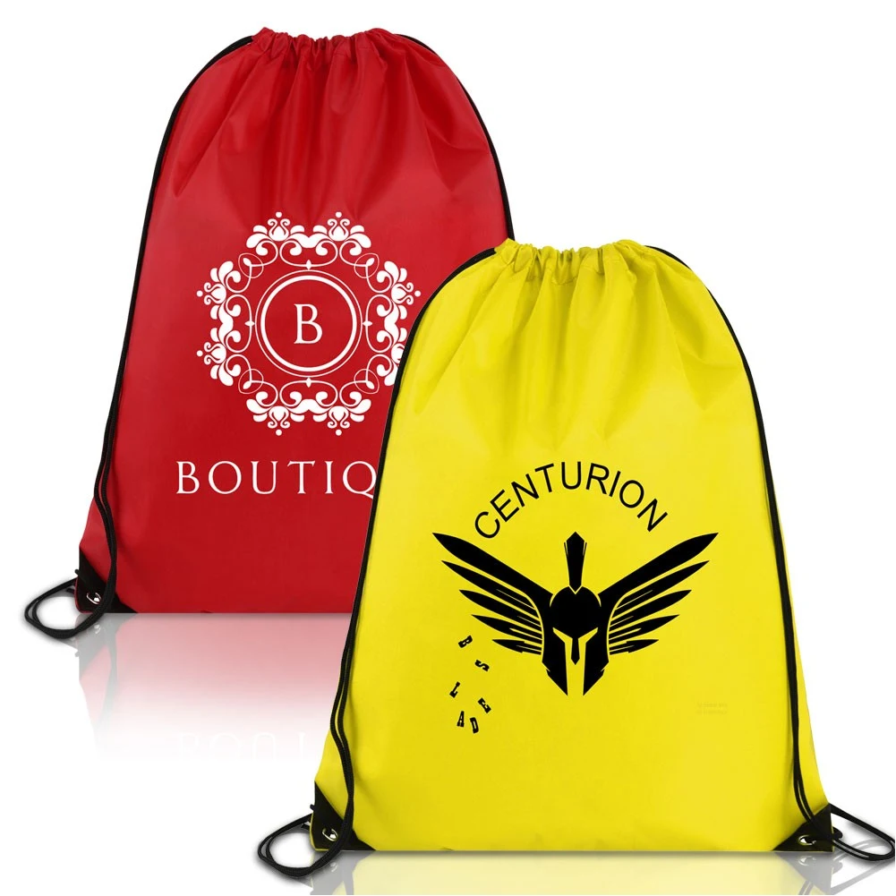 Large Drawstring School Backpack ( 20" X 17" ) 1