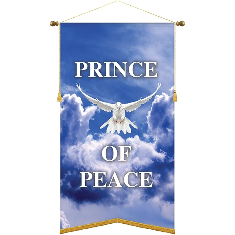 30" x 54" Podium Banner, Angle Cut / with Fringe 1