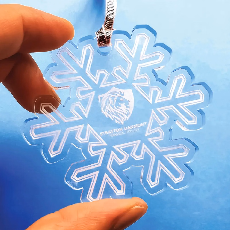 1/4" Laser Etched Ornaments