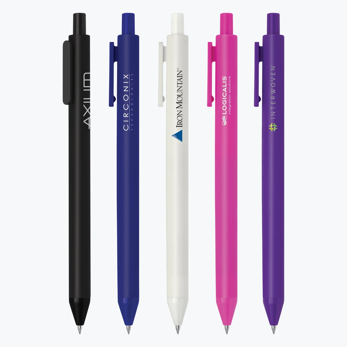 Soft Touch Rubberized Plastic Pen 1