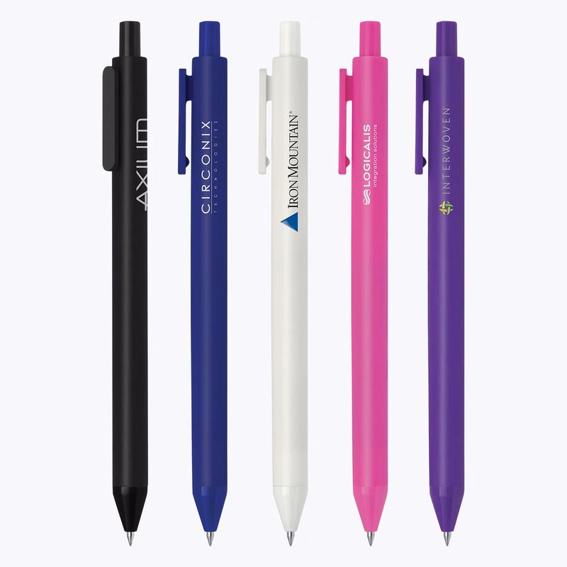 Soft Touch Rubberized Plastic Pen