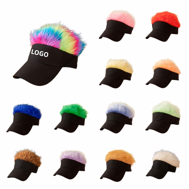 Cotton Hair Visor With Adjustable Strap