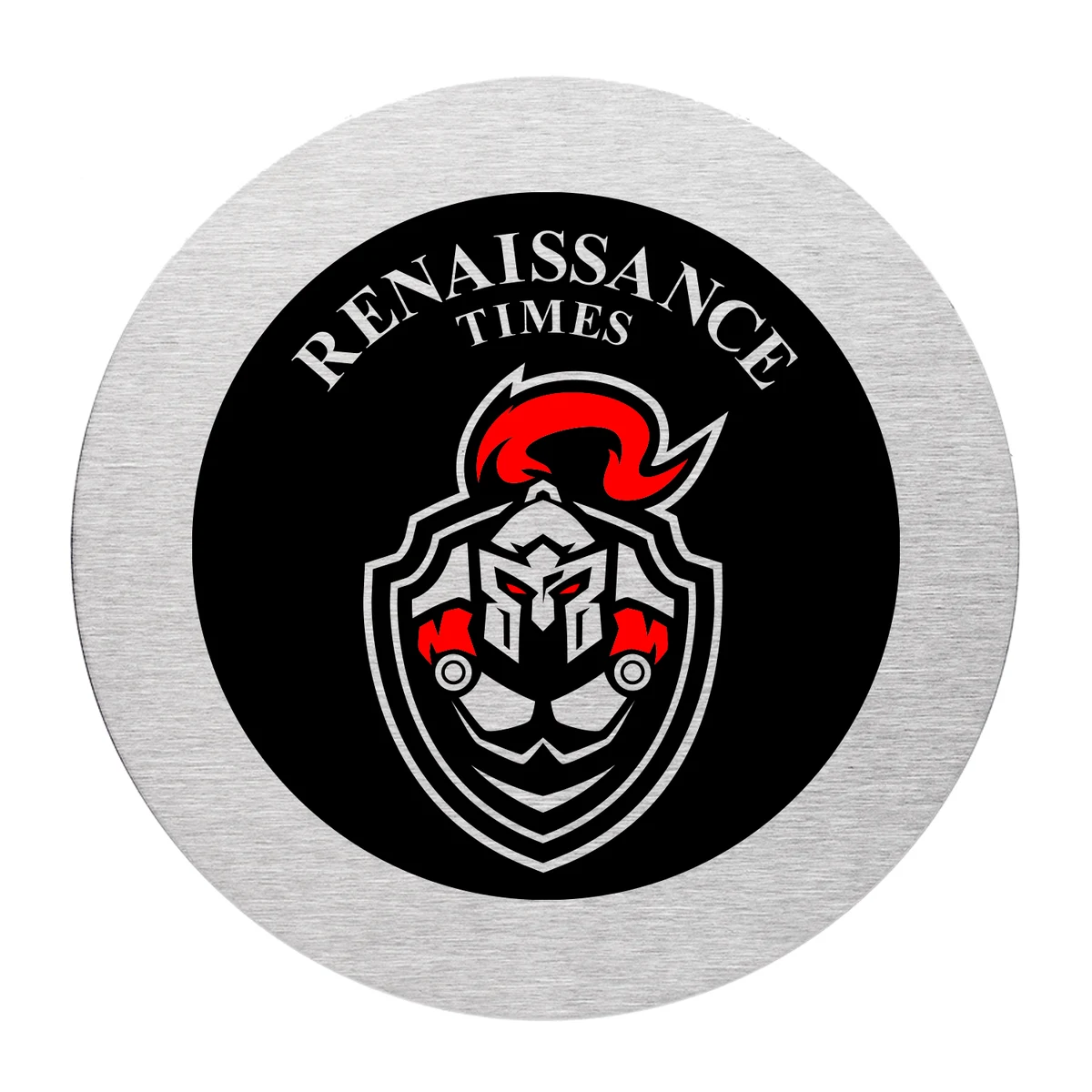 Round Stainless Steel Coaster (2 Color Imprint) 1