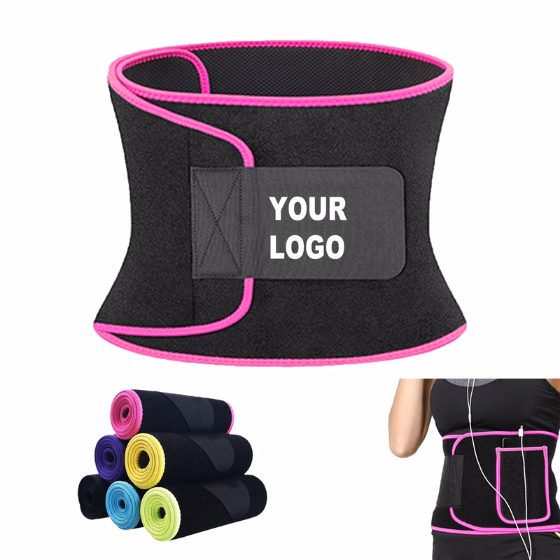 Adjustable Waist Trimmer Belt With Pocket