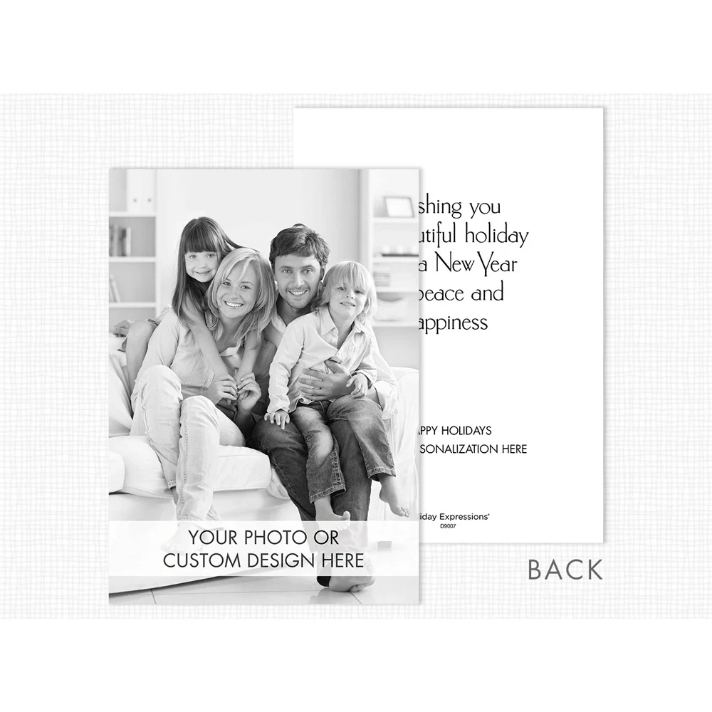 Custom Photo Card (Vertical, Deluxe Size, Flat) 1