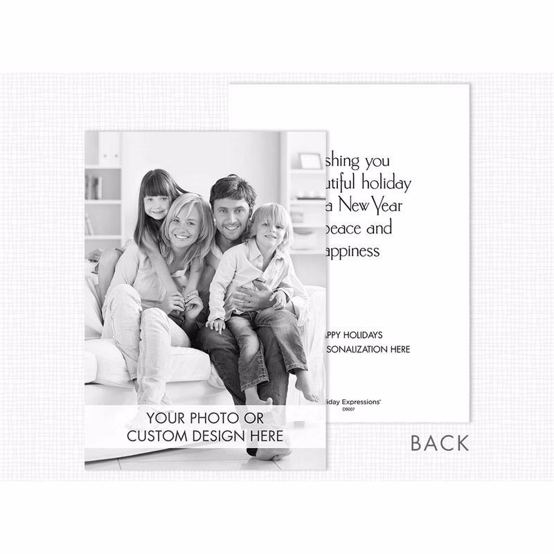 Custom Photo Card (Vertical, Deluxe Size, Flat)