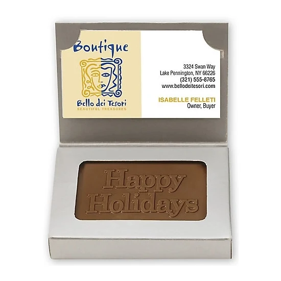 Milk Chocolate Business Card 1