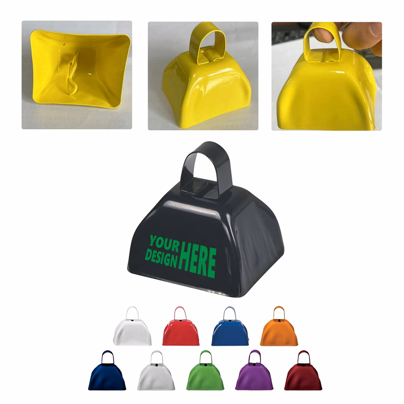 MOQ50 Personalized Classic Color Cowbells for Events