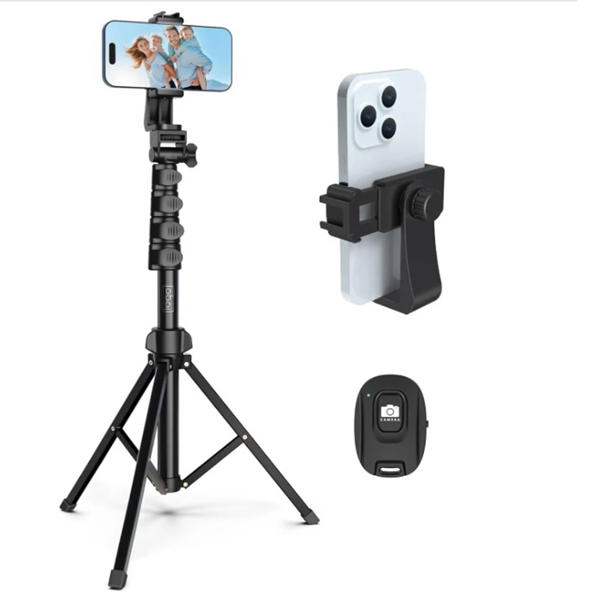 Remote Control Rotating Phone Camera Tripod 1