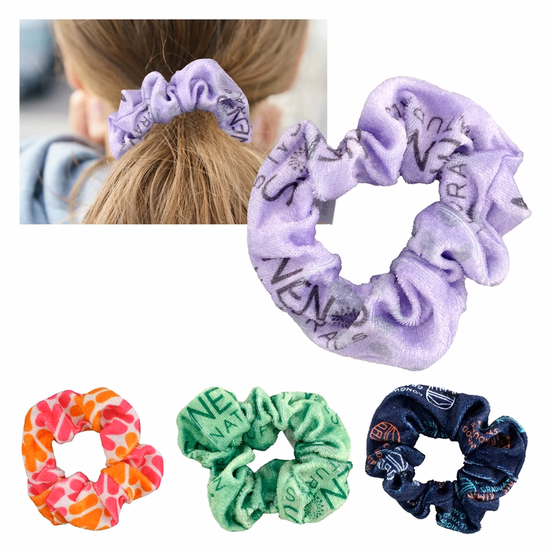FULL COLOR VELVETY HAIR SCRUNCHIE
