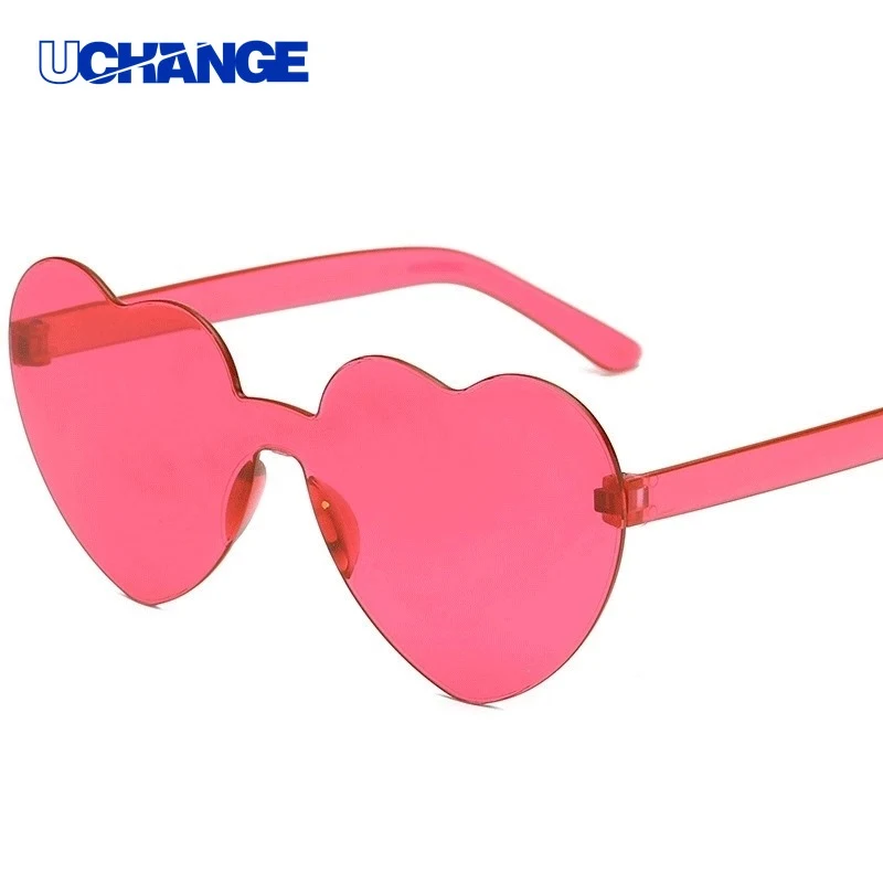 Heart Shaped Frameless Glasses for Events 1